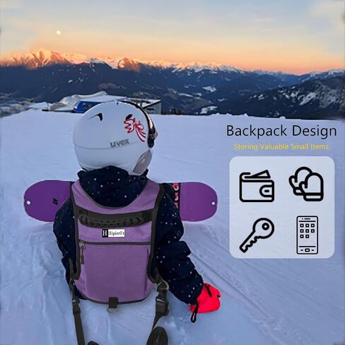 Ski and Snowboard Harness Trainer Backpack for Kids Beginners Speed Control Ski Straps in Kuwait