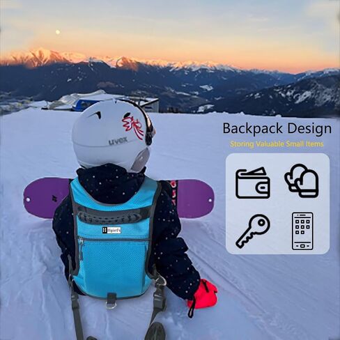 Ski and Snowboard Harness Trainer Backpack for Kids Beginners Speed Control Ski Straps in Kuwait