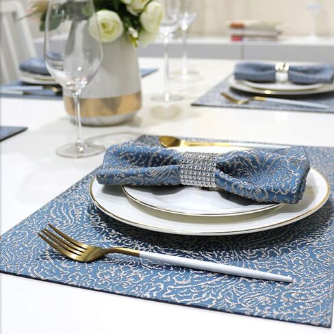 Coobbar Napkin Rings, 100 Piece/Set Self-Adhesive Gold Napkin Band for Wedding Party Dinner Receptions Family Gatherings (100, Purple) in Saudi Arabia