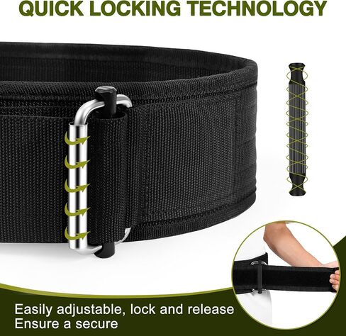 Weight Lifting Belt and Lifting Straps: Weightlifting Gym Belt for Men Women Deadlift Squats Belt for Bodybuilding Workout in Saudi Arabia