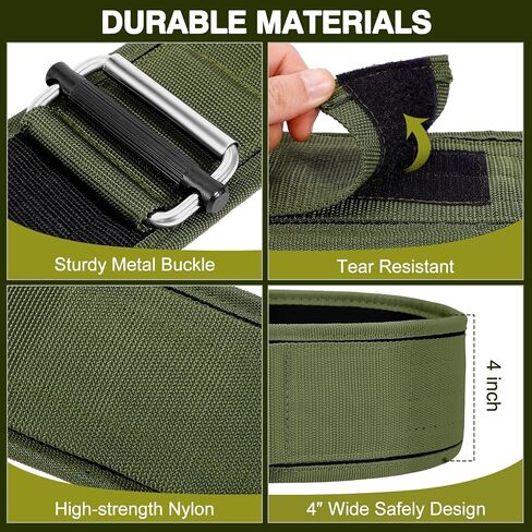 Weight Lifting Belt and Lifting Straps: Weightlifting Gym Belt for Men Women Deadlift Squats Belt for Bodybuilding Workout in Saudi Arabia