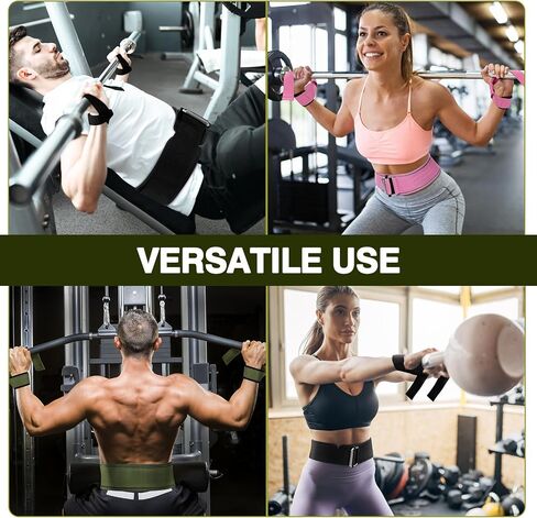 Weight Lifting Belt and Lifting Straps: Weightlifting Gym Belt for Men Women Deadlift Squats Belt for Bodybuilding Workout in Saudi Arabia