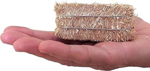 Mini Straw Hay Bales for Autumn Harvest Fall Craft Decoration, 4 Pieces, 2.5 x 2.5 x 3.5 in in Saudi Arabia