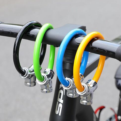 Bike Lock with Key - Heavy Duty Anti-Theft Cable Lock for Bicycles, eBikes, and Electric Scooters(BIG Black) in Saudi Arabia