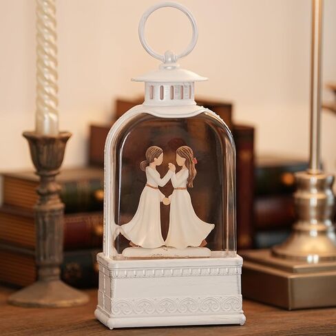 Happiness Lighted Snow Globe with Timer Glittering for Lover, Christmas Snow Globe Family Holiday Home Decoration,Commemorative,Wedding Gift for Christmas Decorations in Saudi Arabia