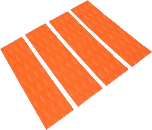4Pcs Surfboard Traction Pad, Anti Slip Design Rhombus Enhanced Safety Premium Secure Attachment for Skimboards Kayak in Kuwait