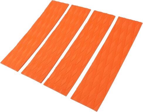 4Pcs Surfboard Traction Pad, Anti Slip Design Rhombus Enhanced Safety Premium Secure Attachment for Skimboards Kayak in Kuwait