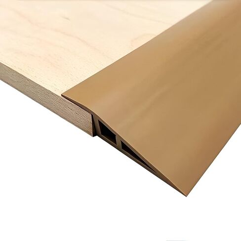 Vinyl-Door-Transition-Threshold-Strip, 36 in Floor/Carpet-to-Tile-Transition-Strip Reducer, Doorway Edge Trim for Laminate Floor Mat Vinyl Tile (Coffee, 36 in) in Saudi Arabia