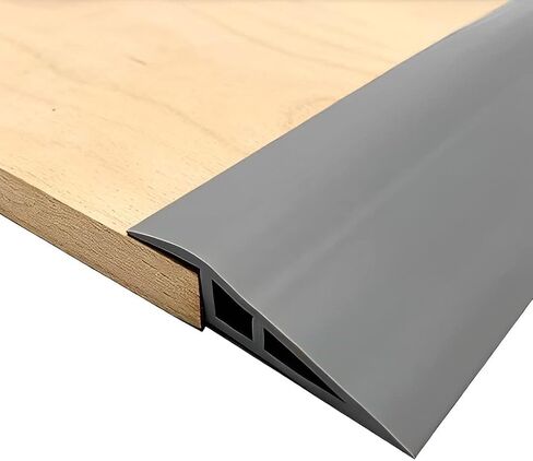 Vinyl-Door-Transition-Threshold-Strip, 36 in Floor/Carpet-to-Tile-Transition-Strip Reducer, Doorway Edge Trim for Laminate Floor Mat Vinyl Tile (Coffee, 36 in) in Saudi Arabia