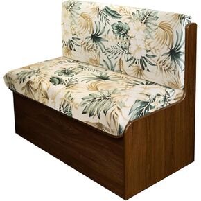 RV Dinette Cushions Covers, RV Stretch Printed Sofa Seat Slipcovers Replacement Couch Cushion Cover Anti-Slip Camper Loveseat Sofa Furniture Beach Protector (2 Backrest Cover & 2 Bench Cover)