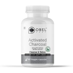 Obel Activated Charcoal Capsules | Digestive Support Supplement