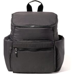Baggallini Go to Backpack, Black Puff