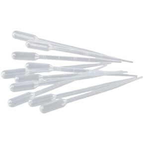 100Pcs Transfer Graduated Pipettes, Clear 2ml Liquid Dropper, Eye Dropper Set, Plastic Dropping Pipettes for Essential Oils, Science and Lab