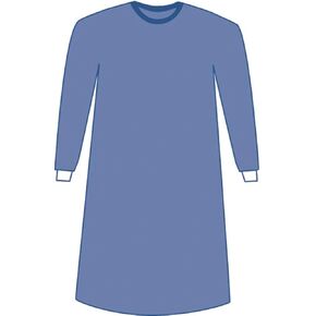 Medline DYNJP2306P Prevention Plus Impervious Surgical Gowns, Large, Blue (Pack of 24)