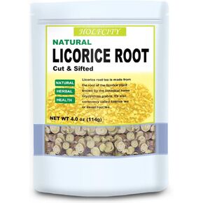 Natural Licorice Root, Cut & Sifted, 4.0oz(114g), 100% Licorice Herbal Root