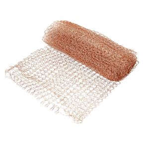 DMiotech 1 Pack Copper Mesh Fill Fabric Mesh, 40 Inch Length for Plug Building Holes
