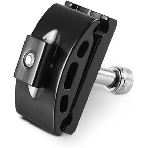 Bicycle Seatpost Head Aluminum Alloy Bicycle Seatpost Clamp Head Seatpost Clamp Parts Post Head Saddle Pipe Head for Mountain Bike Cycling (Black)