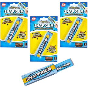 The Dreidel Company Joke Snap Gum 3" Inches (12-Pack)