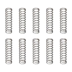 0.5x5x20mm(DxODxL) Compression Spring - 10Pack - Good for Machinery - Spring Steel Extension Spring - Gray