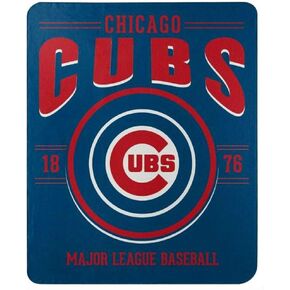 Northwest MLB Chicago Cubs 50x60 Fleece Southpaw DesignBlanket, Team Colors, One Size