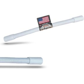 USA MADE Flexible PVC Repair Coupler - PVC Bendable Repair Coupling For schedule 40 or 80 PVC Pipe - Great For Fixing Broken Pipe, Odd Corners, Etc. (1/2" Inch)