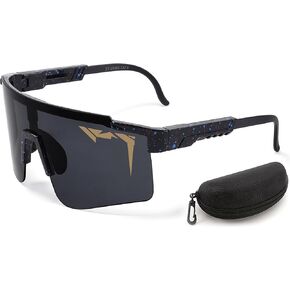 Sports Sunglasses for Men Women,Youth &Kids Baseball Glasses,Cycling Running Vipers Style Sunglasses UV Protection