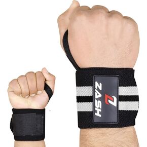 ZASH Wrist Wraps for Weightlifting 18" Wrist Support with Heavy Duty Thumb Loop, Best for Powerlifting Competitions, Strength Training & Bodybuilding Wrist Wrap