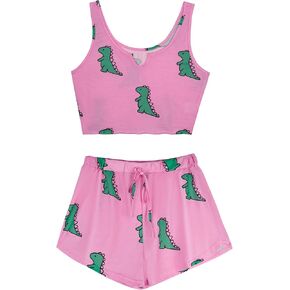 Avanova Womens Cute 2 Piece Tank Top Shorts Pajama Sets Sleepwear Loungewear