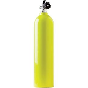 Catalina Pony Bottle Tanks, Yellow with Pro Valve-30 Cubic ft