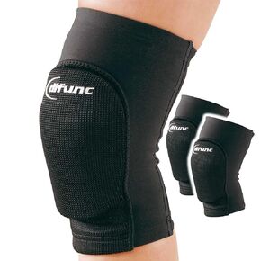 D&M Tricot Knee Pad sleeve, 10mm thick pad, Black, S-size, 2pcs, Made In Japan, D-809