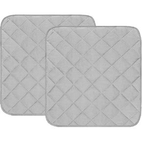 Pack of 2 Waterproof Chair Pad for Incontinence 22 x 29 Absorbent Washable Reusable Seat Protector Pads for Sofa Chair Wheelchair