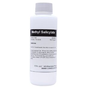 Methyl Salicylate (Oil of Wintergreen) | High Purity - New Tamper-Evident Sealed Bottles| Made in USA - 500mL (16 Fl Oz)
