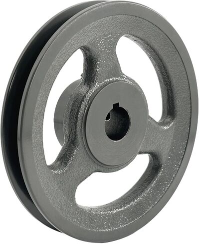 AK54-3/4 Single Groove V Belt Pulley,3/4 inch bore,5.25 inch Outside Diameter,V-Belt Sheave Cast Iron for A AX 3L 4L V-Belts,AK5434 Pulley in Saudi Arabia