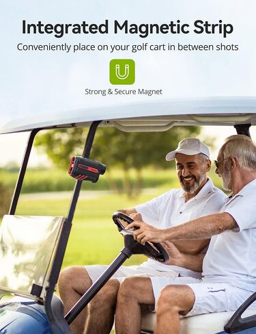 Golf Rangefinder with Slope, USB C Rechargeable Laser Range Finder Golfing 1000Y with 6X Magnification, High-Precision Flag Lock Pulse Vibration, Magnet Stripe for Target Shooting and Hunting in Saudi Arabia