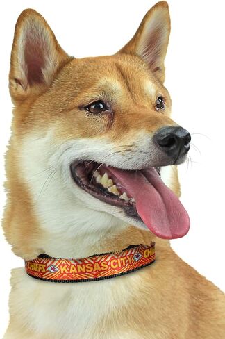 Zubaz NFL Team Adjustable Pet Collar for Dogs & Cats, Arizona Cardinals, Large in Saudi Arabia
