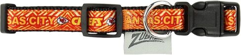 Zubaz NFL Team Adjustable Pet Collar for Dogs & Cats, Arizona Cardinals, Large in Saudi Arabia