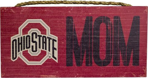 Fan Creations Ohio State Buckeyes 12" x 6" Mom Wood Sign in Saudi Arabia