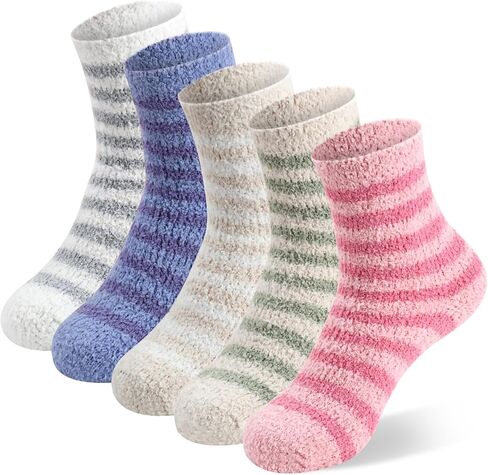 FYC Women Socks Winter - Gifts for Women - Warm Thick Soft Wool Socks Christmas Gifts Socks Cozy Crew Socks in Saudi Arabia
