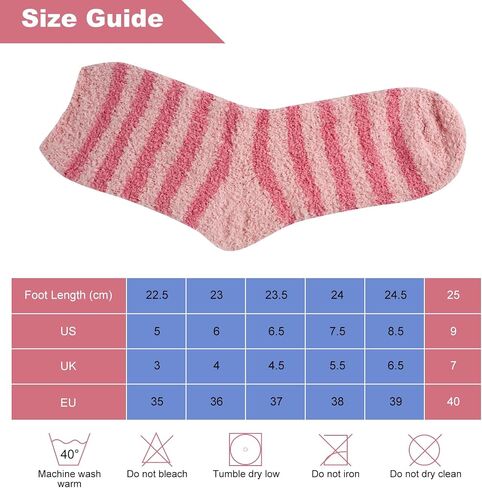 FYC Women Socks Winter - Gifts for Women - Warm Thick Soft Wool Socks Christmas Gifts Socks Cozy Crew Socks in Saudi Arabia