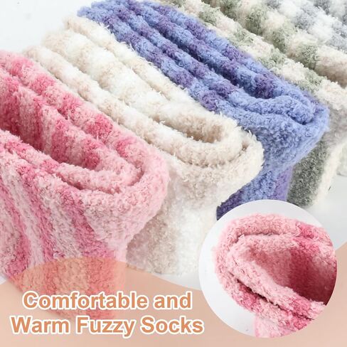 FYC Women Socks Winter - Gifts for Women - Warm Thick Soft Wool Socks Christmas Gifts Socks Cozy Crew Socks in Saudi Arabia