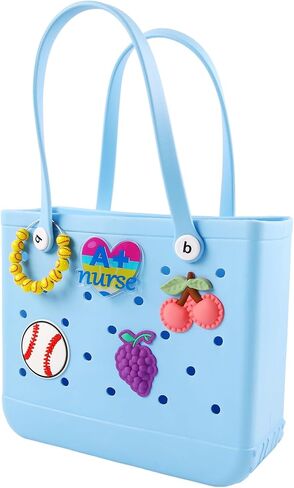 إكسسوار ساحر للبيسبول لحقيبة اليد، خرز خشبي رياضي مزخرف لحقيبة بوج، حقيبة حمل جنوبية وحقيبة حمل الشاطئ in Kuwait