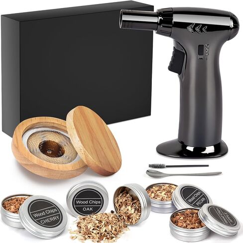 Vabaso 20 Piece Cocktail Shaker Set with Rotating Stand, 25oz Stainless Steel Black Bartender Kit Bar Tools Set for Home, Bars, Parties and Traveling, Cocktail Lovers Gift in Kuwait