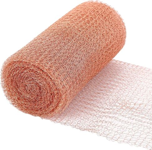 Copper Mesh, 5 in x 32 FT 100% Pure Copper Mesh Roll for Distilling, Blocker Stopper Mesh Fill Fabric Mesh, Double Layer Copper Fabric in Saudi Arabia