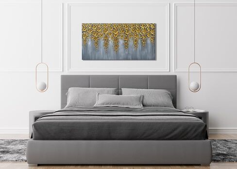zoinart Hand Paintings 3D Floral Canvas Wall Art 24x24 Inches Abstract Floral Paintings Modern Contemporary Texture Wall Art Tree Black and White Artwork for Home Decorations in Kuwait
