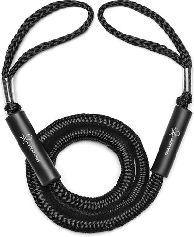 6-9ft Sticky Vines Black Marine Bungee Dock Line in Saudi Arabia