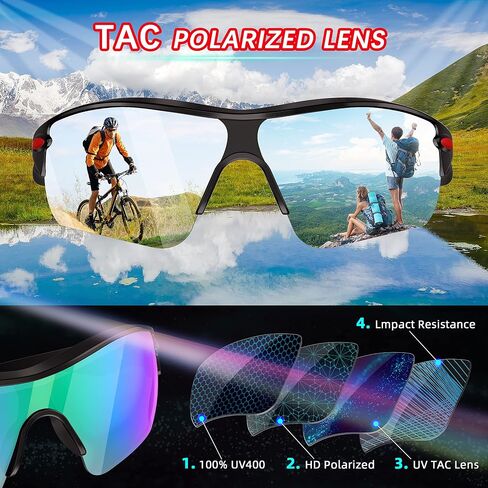 Sports Sunglasses for Men Women Youth Baseball Fishing Cycling Running Golf Motorcycle Glasses Sports Sunglasses in Saudi Arabia