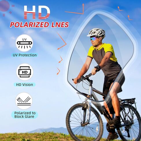 Sports Sunglasses for Men Women Youth Baseball Fishing Cycling Running Golf Motorcycle Glasses Sports Sunglasses in Saudi Arabia