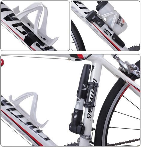 Dioche Pump, Bike Cycling Tyre Air Pump Portable Aluminum Alloy Mini Inflator in Saudi Arabia