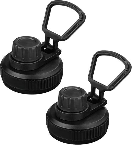 غطاء فوهة لزجاجات المياه ذات الفم العريض 14، 32، 40، 64، 128 أونصة، ملحقات غطاء بديلة لزجاجات المياه الرياضية مع مقبض سهل الحمل in Kuwait