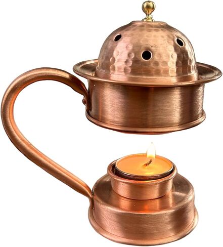LEILA'S KITCHEN Copper Incense Holder, Incense Burner, Copper Incense Burner Holder Cone Holder in Saudi Arabia